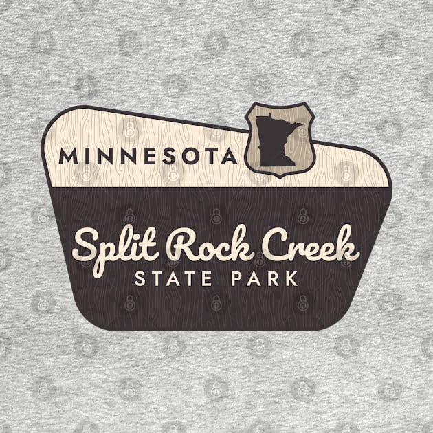 Split Rock Creek State Park Minnesota Welcome Sign by Go With Tammy